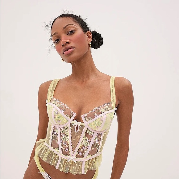 RARE For Love and Lemons Buttercup Bunches Corset Top NWT XS